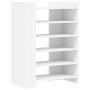 Mueble zapatero madera de ingeniería blanco 74,5x37,5x100 cm