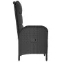 Gartenstühle 2 Einheiten aus schwarzem synthetischem Rattan von vidaXL, Gartenstühle - Ref: Foro24-310561, Preis: 233,22 €, R...