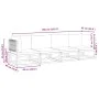 Gartensofagarnitur mit 4-teiligen Kissen aus massivem Akazienholz. von , Outdoor-Sofas - Ref: Foro24-3278832, Preis: 485,00 €...
