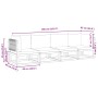 Set sofás de jardín con cojines 4 pzas madera maciza de acacia de , Sofás de exterior - Ref: Foro24-3278832, Precio: 487,51 €
