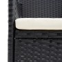 Garden dining chairs 4 units black synthetic rattan by vidaXL, Garden chairs - Ref: Foro24-310566, Price: 194,28 €, Discount: %