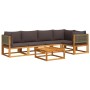 Set de sofás de jardín con cojines 6 pzas madera maciza acacia de , Conjuntos de jardín - Ref: Foro24-3278898, Precio: 610,34...