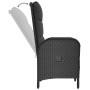 Gartenstühle 2 Einheiten aus schwarzem synthetischem Rattan von vidaXL, Gartenstühle - Ref: Foro24-310561, Preis: 217,65 €, R...