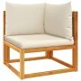 Garden sofa set with 6 pieces, solid acacia wood, and cushions. by , Garden sets - Ref: Foro24-3278921, Price: 647,17 €, Disc...