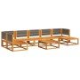 Gartensofagarnitur mit 8-teiligen Kissen aus massivem Akazienholz. von , Outdoor-Sofas - Ref: Foro24-3278845, Preis: 826,93 €...
