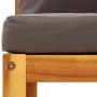 Garden sofa set with 7 pieces, solid acacia wood, and cushions. by , Garden sets - Ref: Foro24-3278909, Price: 681,00 €, Disc...