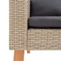 3-piece garden furniture set and beige synthetic rattan cushions by vidaXL, Garden sets - Ref: Foro24-310217, Price: 206,24 €...