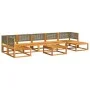 Gartensofagarnitur mit 8-teiligen Kissen aus massivem Akazienholz. von , Gartensets - Ref: Foro24-3278914, Preis: 747,36 €, R...