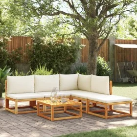 Gartensofagarnitur mit 6-teiligen massiven Akazienholzrahmen und Kissen. von , Gartensets - Ref: Foro24-3278887, Preis: 511,8...