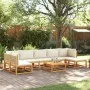 Set de sofás de jardín con cojines 8 pzas madera maciza acacia de , Conjuntos de jardín - Ref: Foro24-3278937, Precio: 791,38...