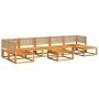 Set de sofás de jardín con cojines 8 pzas madera maciza acacia de , Conjuntos de jardín - Ref: Foro24-3278937, Precio: 791,38...
