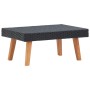 Gartenmöbel-Set 3-teilig und Kissen aus schwarzem Kunststoff-Rattan von vidaXL, Gartensets - Ref: Foro24-310218, Preis: 184,9...