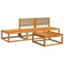 Gartensofagarnitur mit 4-teiligen Kissen aus massivem Akazienholz. von , Outdoor-Sofas - Ref: Foro24-3278866, Preis: 339,60 €...