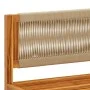 Ecksofas für den Garten mit 2-teiligen Kissen aus massivem Akazienholz. von , Outdoor-Sofas - Ref: Foro24-3278853, Preis: 274...