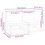 2-seater garden sofa with solid acacia wood cushions by , Outdoor sofas - Ref: Foro24-4008167, Price: 242,61 €, Discount: %