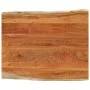 Rechteckiger Tischplatte mit natürlicher Akazienkante 90x80x2,5 cm. von , Tischplatten - Ref: Foro24-370627, Preis: 96,57 €, ...