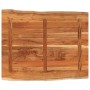 Rectangular tabletop with natural acacia edge 90x80x2.5 cm by , Table tops - Ref: Foro24-370627, Price: 96,57 €, Discount: %