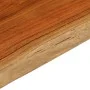 Rectangular tabletop with natural acacia edge, measuring 50x40x3.8 cm. by , Table tops - Ref: Foro24-370631, Price: 49,03 €, ...