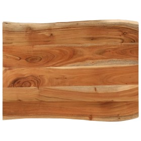 Rectangular table board with natural acacia edge 80x60x3.8 cm by , Table tops - Ref: Foro24-370644, Price: 111,73 €, Discount: %