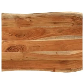 Rectangular table board with natural acacia edge 80x60x3.8 cm by , Table tops - Ref: Foro24-370644, Price: 109,81 €, Discount: %