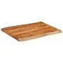 Rectangular table board with natural acacia edge 80x60x3.8 cm by , Table tops - Ref: Foro24-370644, Price: 109,81 €, Discount: %