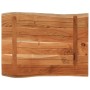 Rechteckiger Tischplatte mit natürlicher Akazienkante 80x60x3,8 cm. von , Tischplatten - Ref: Foro24-370644, Preis: 111,73 €,...