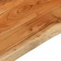 Rectangular table board with natural acacia edge 80x60x3.8 cm by , Table tops - Ref: Foro24-370644, Price: 109,81 €, Discount: %
