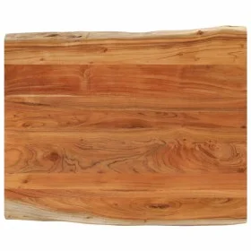 Rectangular tabletop with natural acacia edge, measuring 100x80x3.8 cm. by , Table tops - Ref: Foro24-370652, Price: 153,14 €...