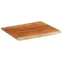 Rectangular tabletop with natural acacia edge, measuring 100x80x3.8 cm. by , Table tops - Ref: Foro24-370652, Price: 153,14 €...