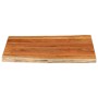 Rechteckiger Tischplatte mit natürlicher Akazienkante 100x80x3,8 cm. von , Tischplatten - Ref: Foro24-370652, Preis: 156,31 €...
