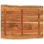 Rectangular tabletop with natural acacia edge, measuring 100x80x3.8 cm. by , Table tops - Ref: Foro24-370652, Price: 153,14 €...