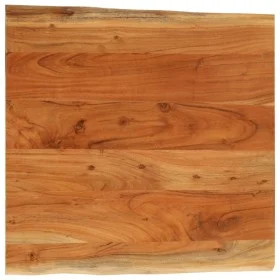 Square table board made of natural acacia wood, 80x80x3.8 cm. by , Table tops - Ref: Foro24-370650, Price: 125,61 €, Discount: %