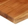 Square table board made of natural acacia wood, 80x80x3.8 cm. by , Table tops - Ref: Foro24-370650, Price: 125,61 €, Discount: %