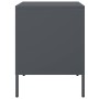 Anthracite grey steel bedside table 36x39x50.5 cm by , Nightstands - Ref: Foro24-842914, Price: 55,41 €, Discount: %