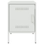 Mesitas de noche 2 unidades acero blanco 36x39x50,5 cm de , Mesitas de noche - Ref: Foro24-842921, Precio: 94,40 €, Descuento: %