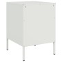 Nachttische, 2 Stück, weißer Stahl, 36x39x50,5 cm. von , Nachttische - Ref: Foro24-842921, Preis: 94,40 €, Rabatt: %