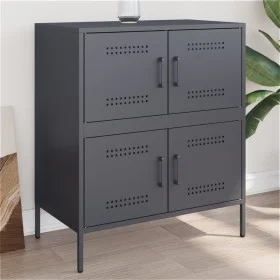 Anthracite gray steel sideboard 68x39x79 cm by , Sideboards - Ref: Foro24-842954, Price: 109,35 €, Discount: %