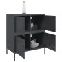 Anrichte aus anthrazitgrauem Stahl 68x39x79 cm von , Sideboards - Ref: Foro24-842954, Preis: 109,35 €, Rabatt: %