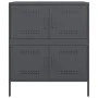 Anrichte aus anthrazitgrauem Stahl 68x39x79 cm von , Sideboards - Ref: Foro24-842954, Preis: 109,35 €, Rabatt: %