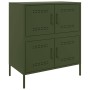 Olivgrüner Stahlschrank 68x39x79 cm von , Sideboards - Ref: Foro24-842956, Preis: 127,13 €, Rabatt: %