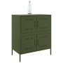 Olivgrüner Stahlschrank 68x39x79 cm von , Sideboards - Ref: Foro24-842956, Preis: 127,13 €, Rabatt: %