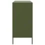 Aparador de acero verde oliva 68x39x79 cm de , Aparadores - Ref: Foro24-842956, Precio: 125,19 €, Descuento: %