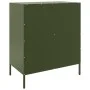 Aparador de acero verde oliva 68x39x79 cm de , Aparadores - Ref: Foro24-842956, Precio: 125,19 €, Descuento: %