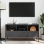 TV-Möbel aus schwarzem kaltgewalztem Stahl, 100,5x39x50,5 cm. von , TV-Möbel - Ref: Foro24-843036, Preis: 115,06 €, Rabatt: %