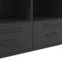 TV-Möbel aus schwarzem kaltgewalztem Stahl, 100,5x39x50,5 cm. von , TV-Möbel - Ref: Foro24-843036, Preis: 115,06 €, Rabatt: %