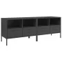 TV-Möbel, 2-teilig, kaltgewalzter Stahl, schwarz, 68x39x50,5 cm. von , TV-Möbel - Ref: Foro24-843043, Preis: 138,18 €, Rabatt: %