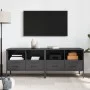 TV-Möbel, 2-teilig, kaltgewalzter Stahl, schwarz, 68x39x50,5 cm. von , TV-Möbel - Ref: Foro24-843043, Preis: 138,18 €, Rabatt: %