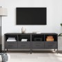 TV-Möbel, 2-teilig, kaltgewalzter Stahl, schwarz, 68x39x50,5 cm. von , TV-Möbel - Ref: Foro24-843043, Preis: 164,35 €, Rabatt: %