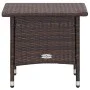 Set de muebles de jardín 2 piezas con cojines ratán PE marrón by vidaXL, Garden sets - Ref: Foro24-310232, Price: 125,76 €, D...