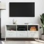 TV-Möbel aus kaltgewalztem Stahl in Weiß 100,5x39x50,5 cm von , TV-Möbel - Ref: Foro24-843041, Preis: 102,90 €, Rabatt: %